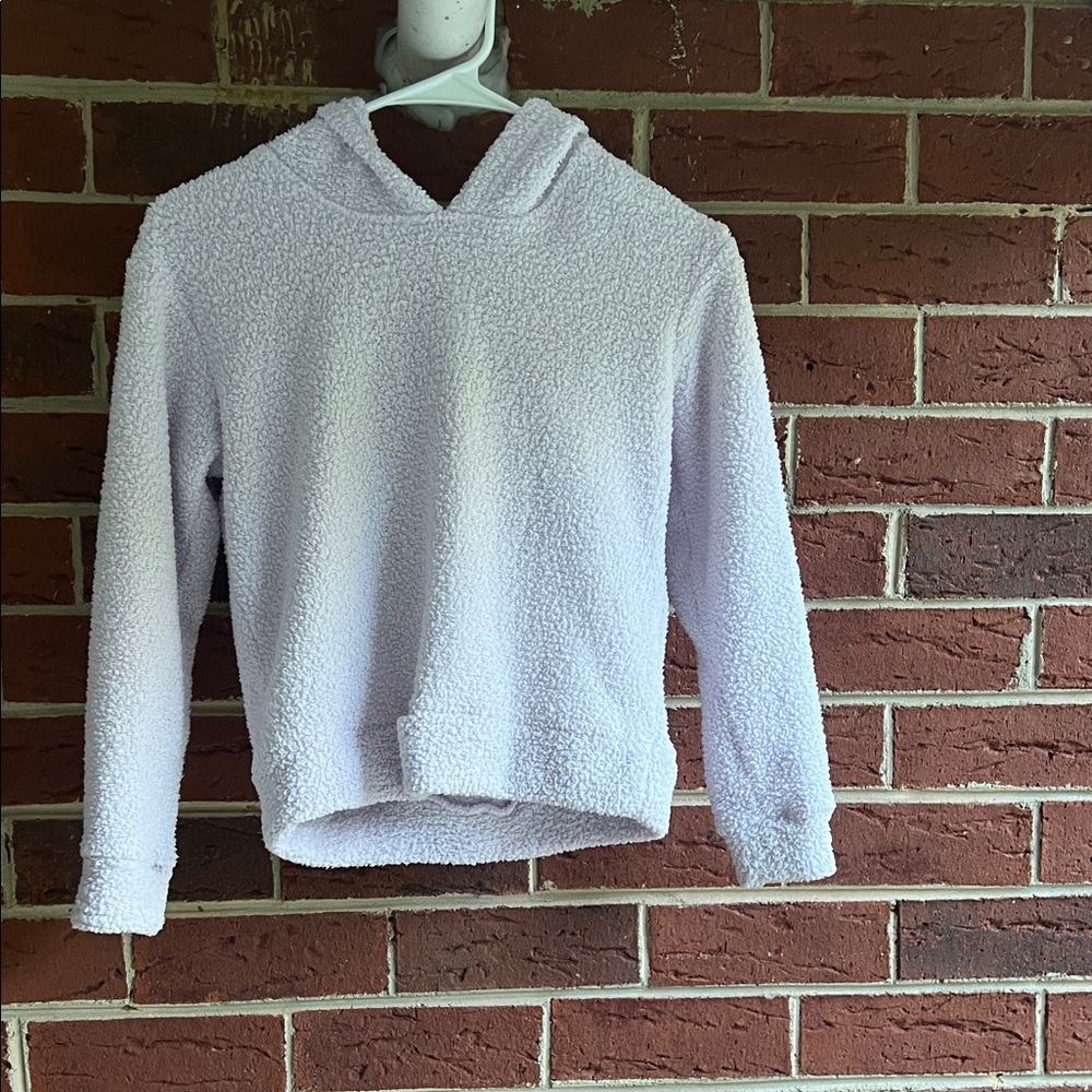 Rewash Light Purple Sherpa Hoodie